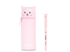 Astuccio Goommy Pets Gatto + Penna Cancellotta Rossa