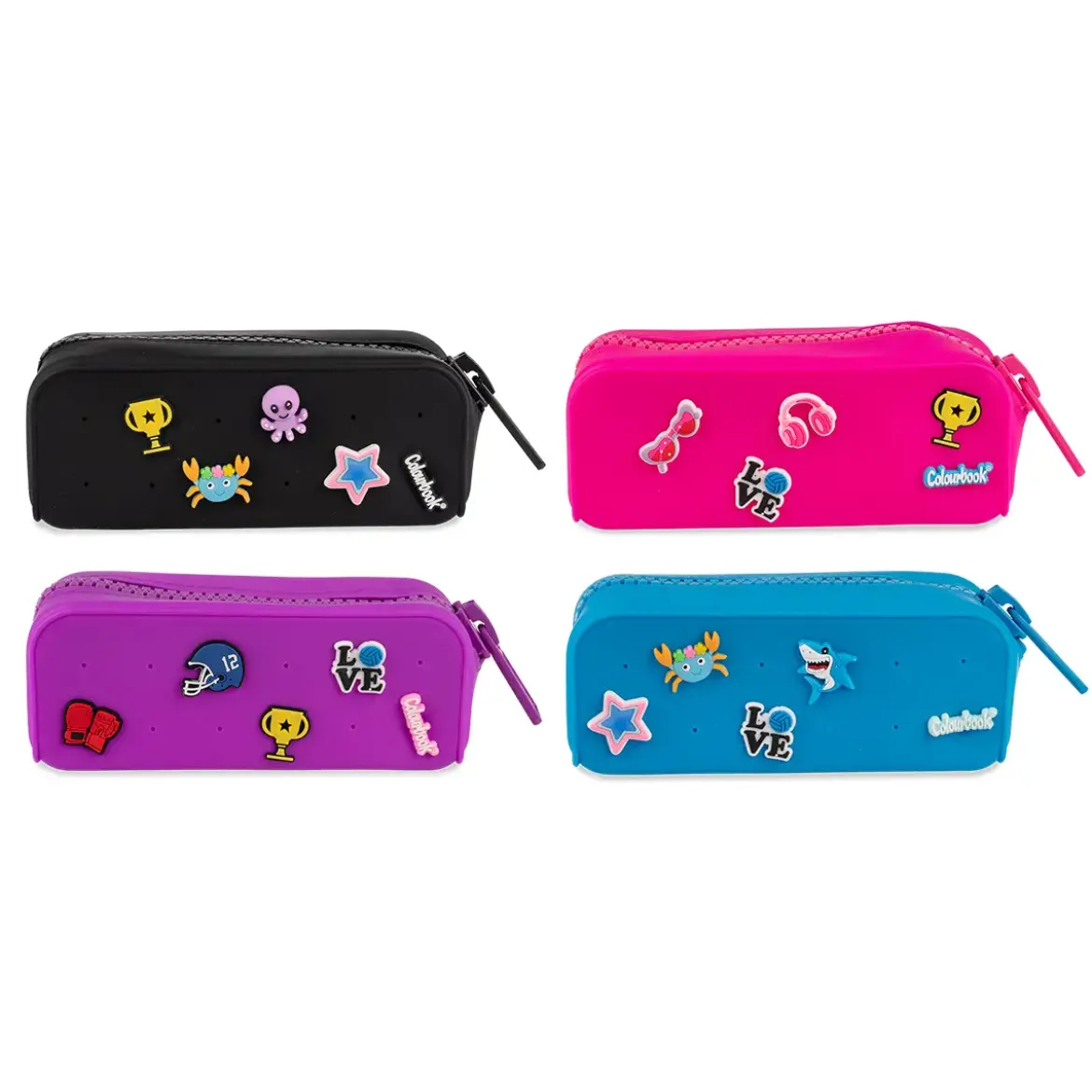 Astuccio portapenne in silicone Pin It Goommy Wide – Capacità 12 Pin +4 pin omaggio