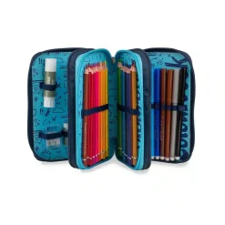 Astuccio 3 zip Bicolor
