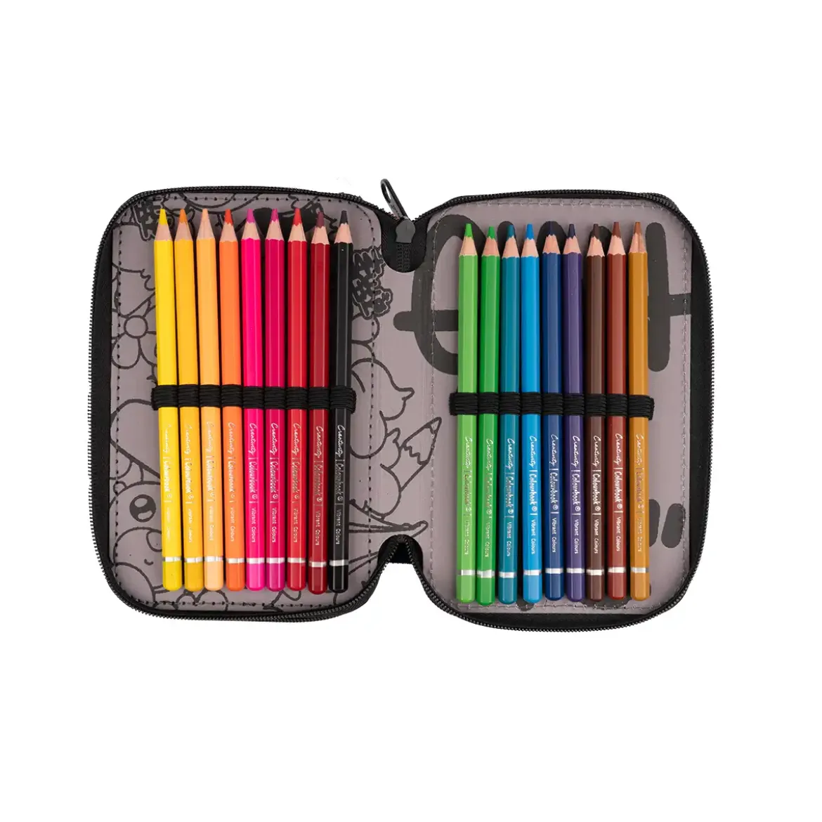Astuccio 3 zip Gianpiero x Colourbook – Completo 44 pezzi