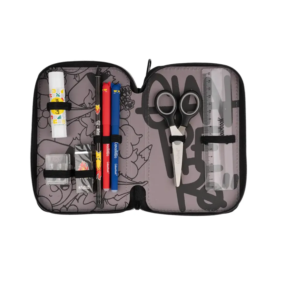 Astuccio 3 zip Gianpiero x Colourbook – Completo 44 pezzi