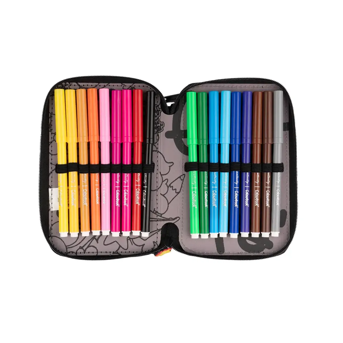 Astuccio 3 zip Gianpiero x Colourbook – Completo 44 pezzi