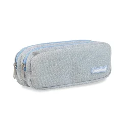 Astuccio 2 zip Glitter