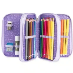 Astuccio 3 zip Unicorn – Completo 44 pezzi