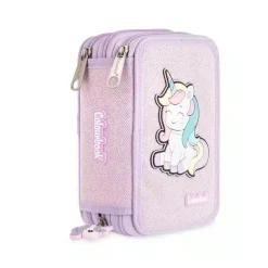 Astuccio 3 zip Unicorn – Completo 44 pezzi