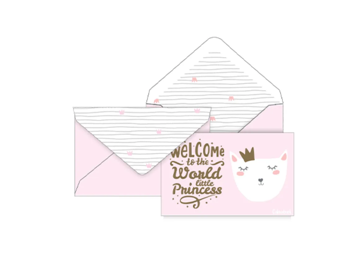 Buste e biglietti “Love my Family” – Princess