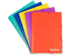 Cartellina 3 lembi Fluo con elastico