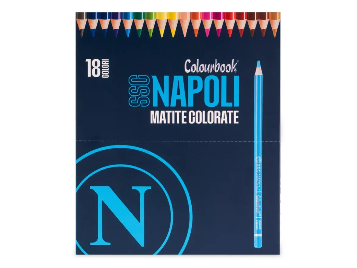 Confezione 18 matite colorate SSC Napoli