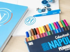 Confezione 18 pennarelli SSC Napoli