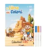Libro da colorare per bambini Far West