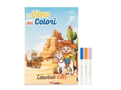 Libro da colorare per bambini Far West