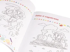 Libro da colorare per bambini Far West