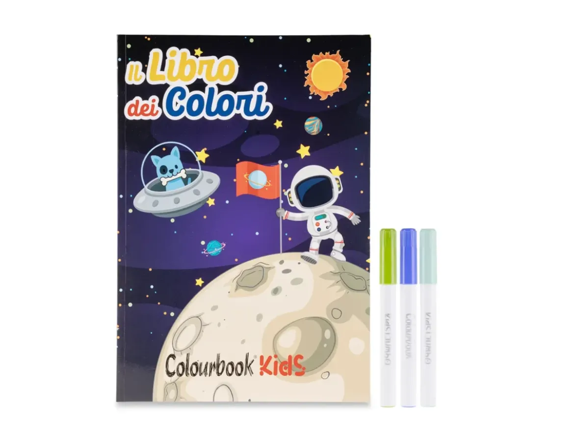 Libro da colorare per bambini Spazio