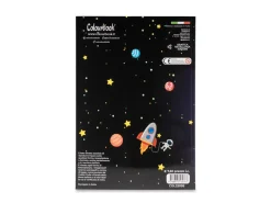 Libro da colorare per bambini Spazio