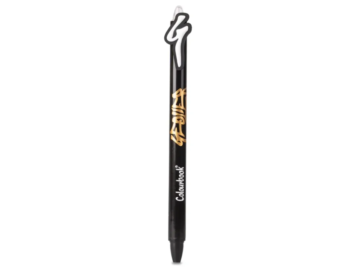 Penna a sfera Geolier con topper – Inchiostro blu