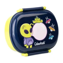 Portamerenda Alien World con separatore e posate – BPA Free