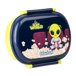 Portamerenda Alien World con separatore e posate – BPA Free