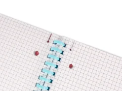 Quaderno A4 Bicolor con spirale Rigo 4mm – Quadretti senza margini