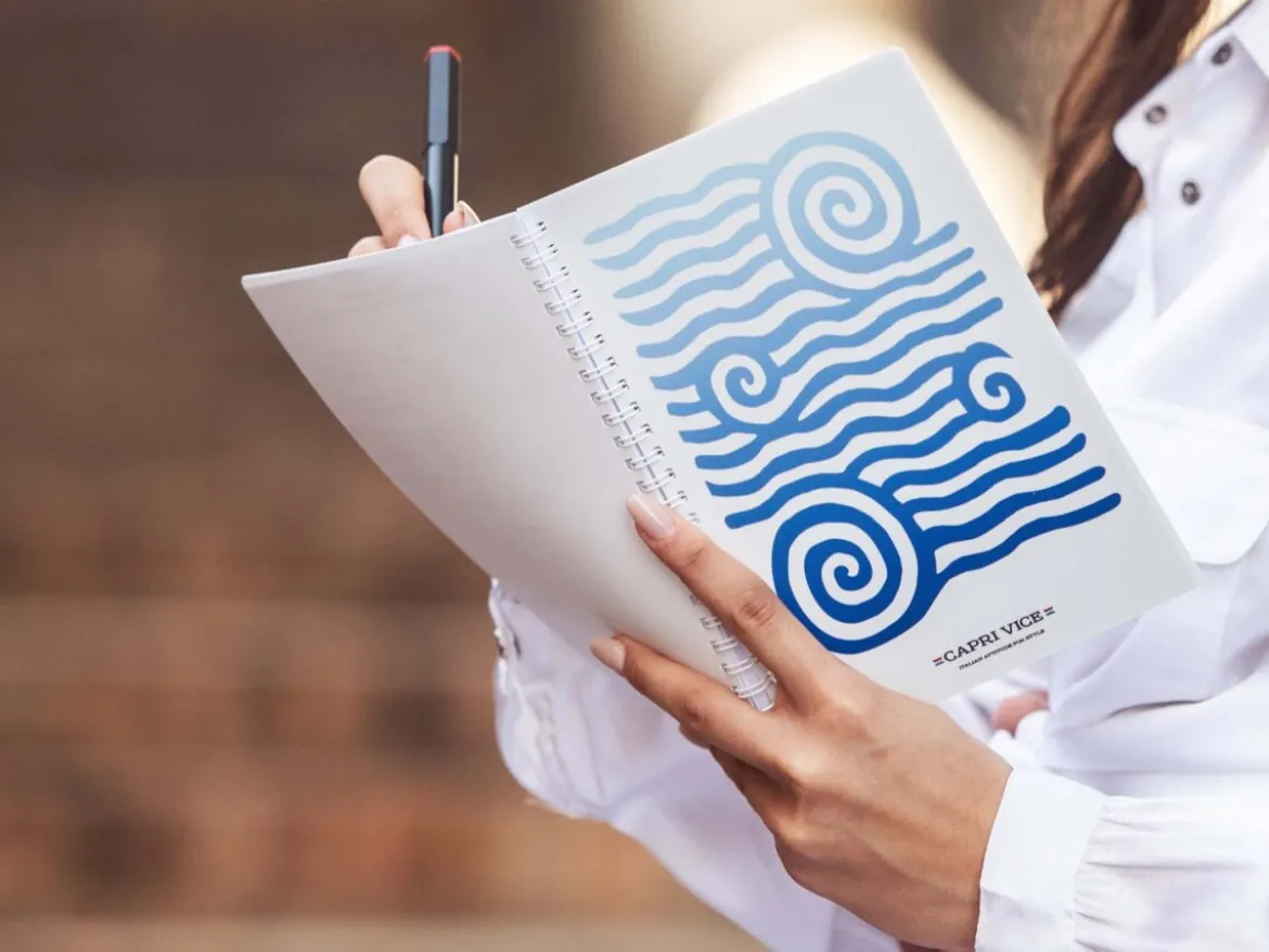 Quaderno A5 con spirale – Capri Vice