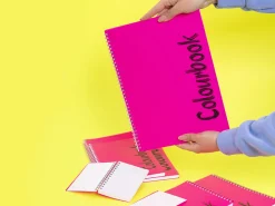 Quaderno a spirale A4 Fluo – Quadretti 5 millimetri