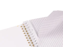 Quaderno a spirale A5 Fluo – Quadretti 4 millimetri