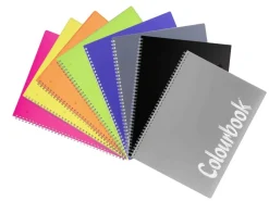 Quaderno a spirale A4 Fluo senza fori – Quadretti 5 millimetri senza margine