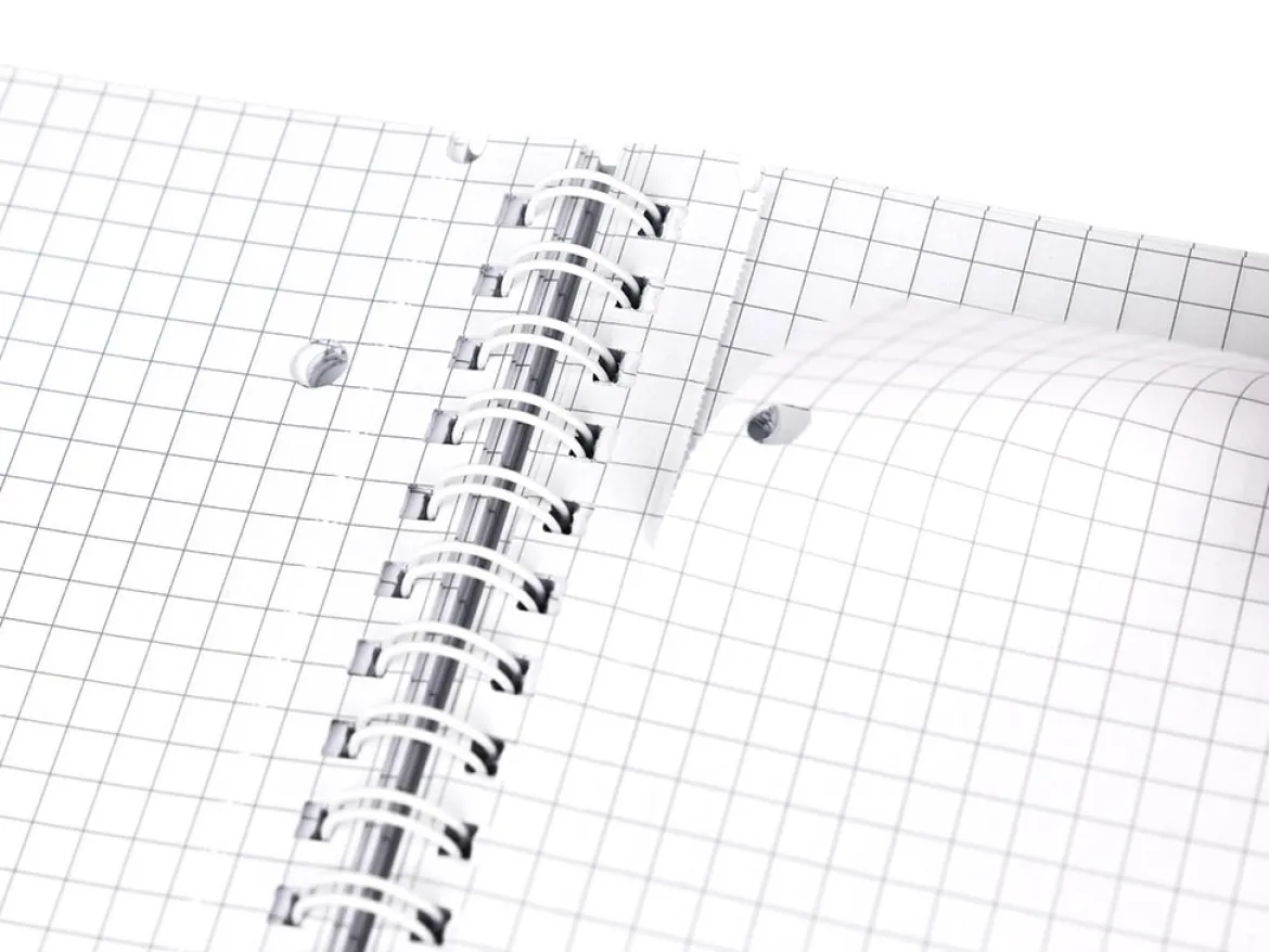 Quaderno a spirale A4 150 fogli – Quadretti 5 millimetri