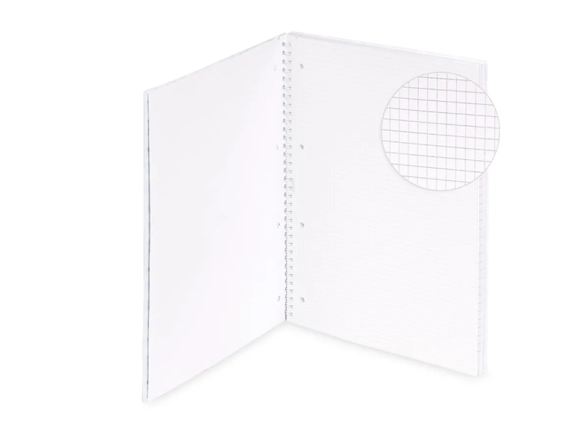 Quaderno a spirale A4 150 fogli – Quadretti 5 millimetri