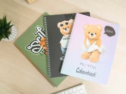 Quaderno a spirale A4 Funny and Bears – Righe scuole medie e superiori