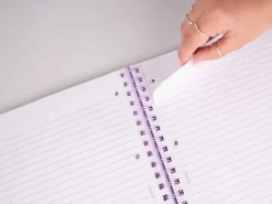 Quaderno a spirale A5 Pin It – Righe medie e superiori + 4 Pin omaggio