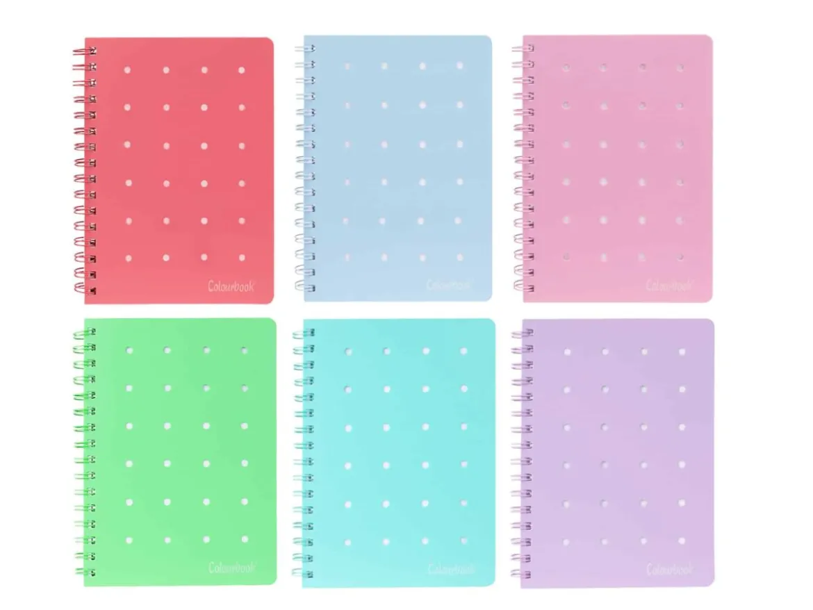 Quaderno a spirale A5 Pin It – Righe medie e superiori + 4 Pin omaggio