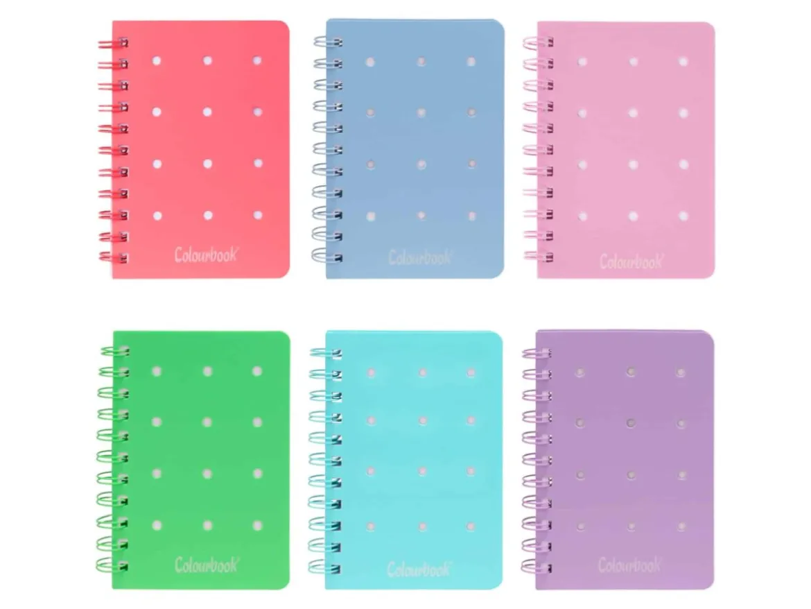 Quaderno a spirale A6 Pin It – Righe medie e superiori +4 pin omaggio