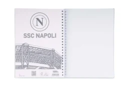 Quaderno a spirale A5 SSC Napoli – Righe medie e superiori