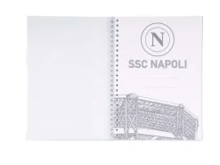 Quaderno a spirale A5 SSC Napoli – Righe medie e superiori