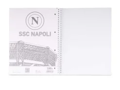 Quaderno a spirale A4 SSC Napoli – Quadretti 5 millimetri