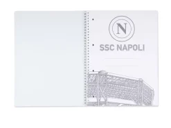 Quaderno a spirale A4 SSC Napoli – Righe medie e superiori