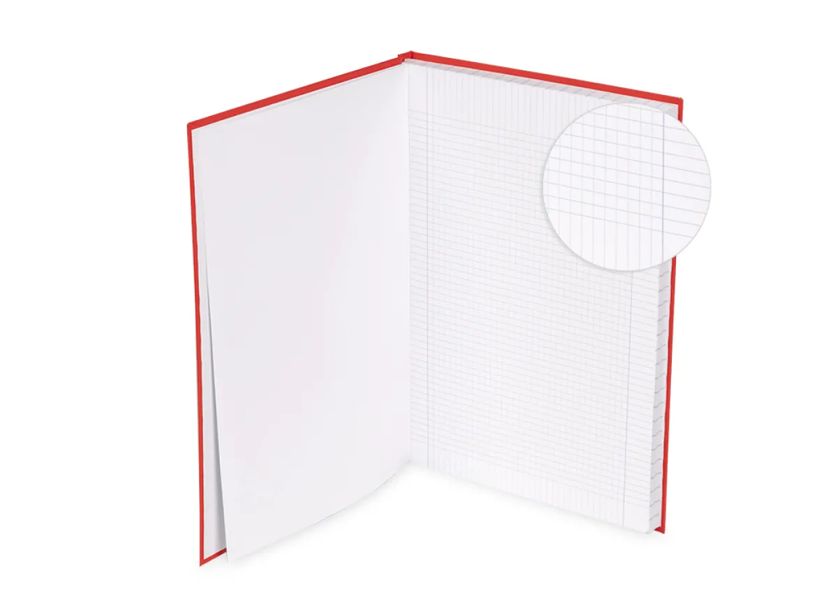 Quaderno cartonato A4 Plus – Quadretti con margine