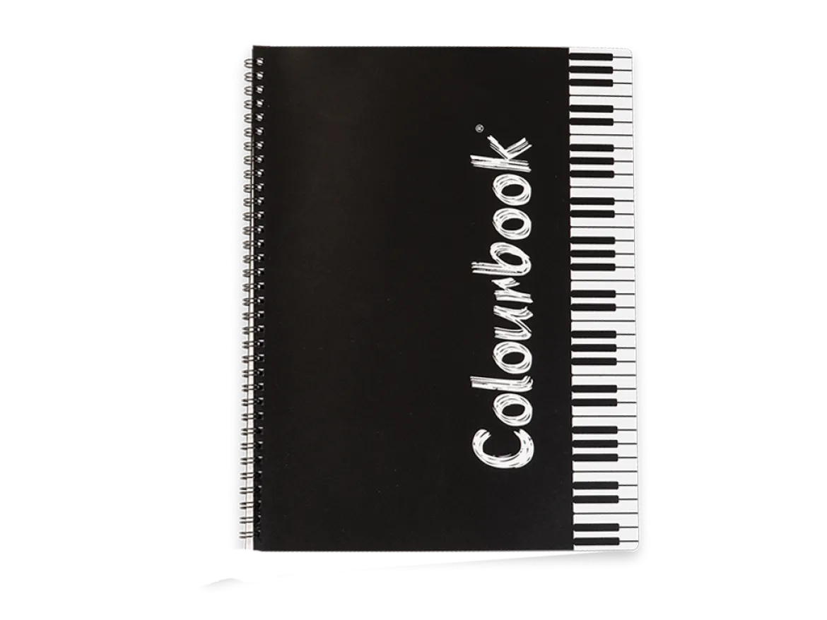 Quaderno di musica A4 a spirale – Rigatura con pentagramma