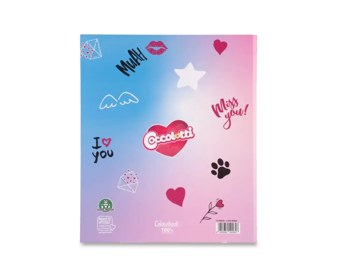 Raccoglitore ad anelli A4 Coccolotti Love&Tell