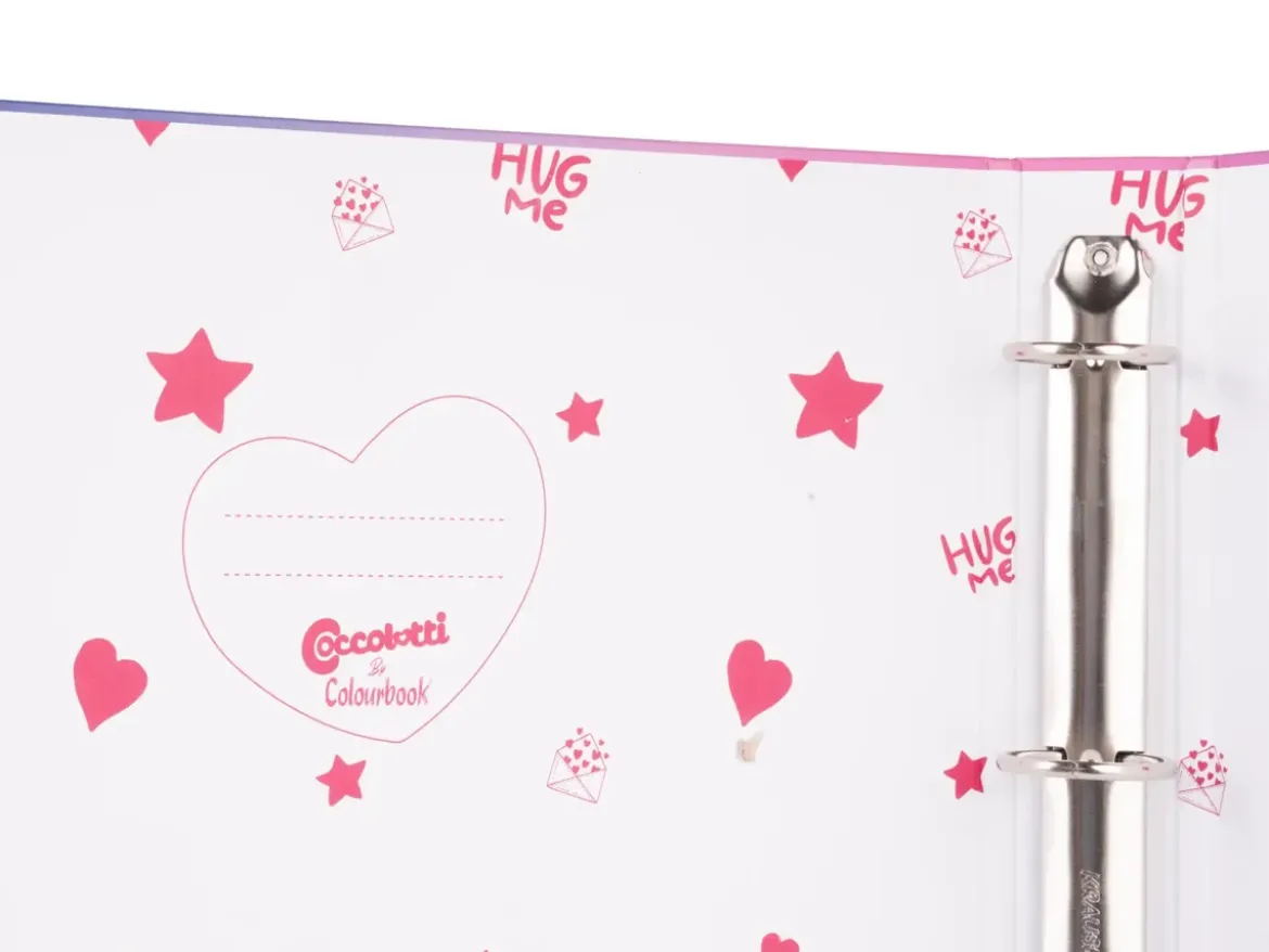 Raccoglitore ad anelli A4 Coccolotti Love&Tell