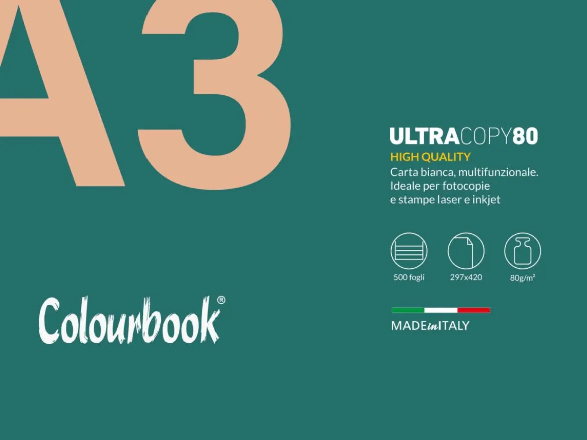 Risma carta A3 – Ultracopy80