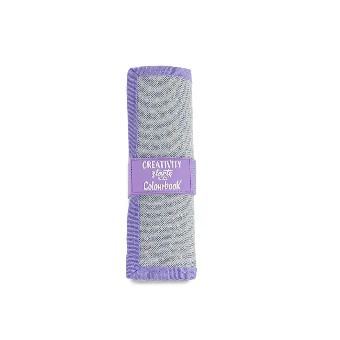 Rotolo portapastelli Glitter – 24 matite colorate Creativity Starts with Colourbook