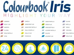 Set 24 evidenziatori Iris Rainbow Selection