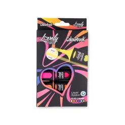 Set 6 evidenziatori liquidi Lovely Fluo – Colore intenso, tratto resistente all’acqua