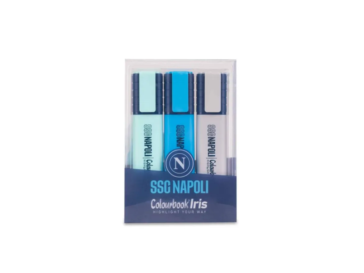 Set 3 evidenziatori SSC Napoli