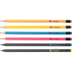 Set 6 matite HB Techno Fluo