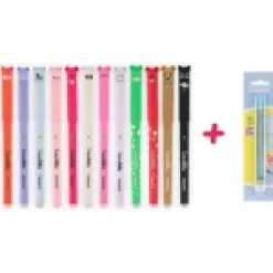 Set 2 penne Cancellotte inchiostro verde +2 refill omaggio