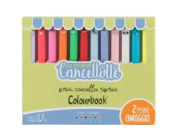 Set 2 penne Cancellotte inchiostro verde +2 refill omaggio