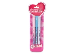 Set 2 penne Cancellotte inchiostro nero +2 refill omaggio