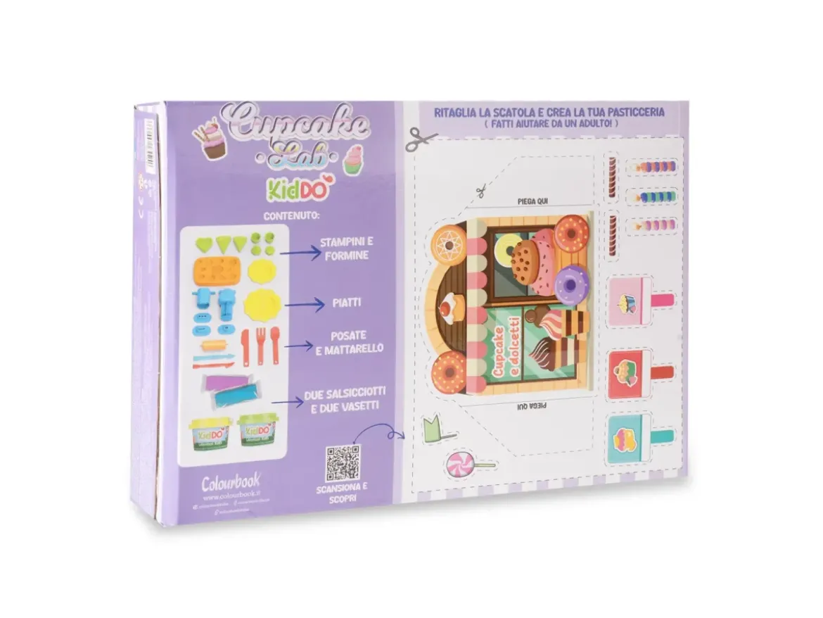 Set plastilina KidDÒ Cupcake Lab